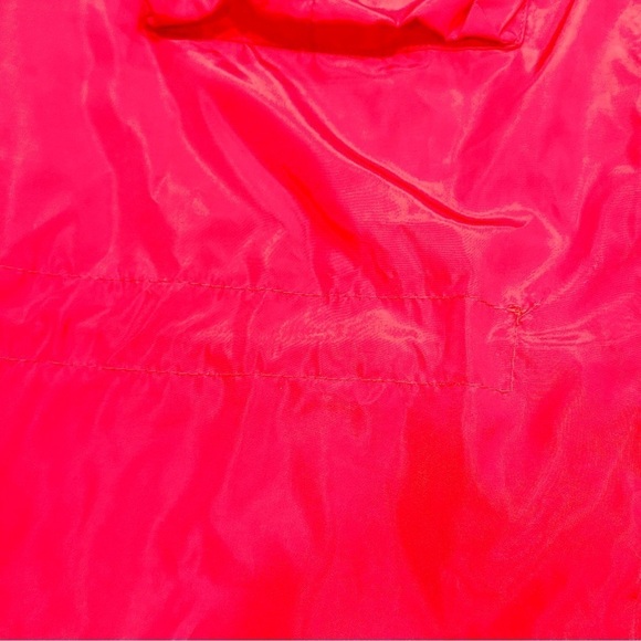 Vintage Mega Wear Mens Red White Stripe Windbreaker Track Jacket - Picture 11 of 12